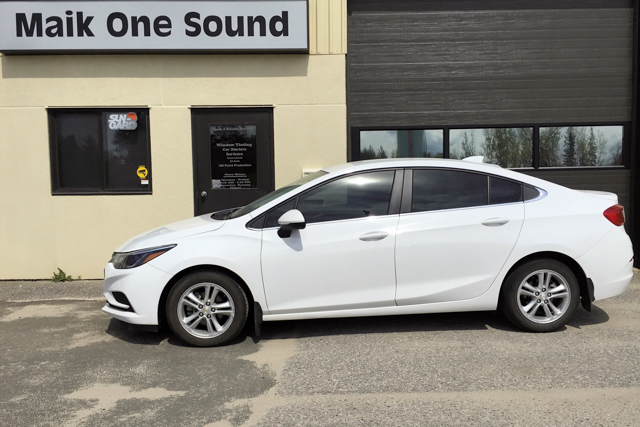 2015 Chevrolet Cruze with professional window tint in North Bay